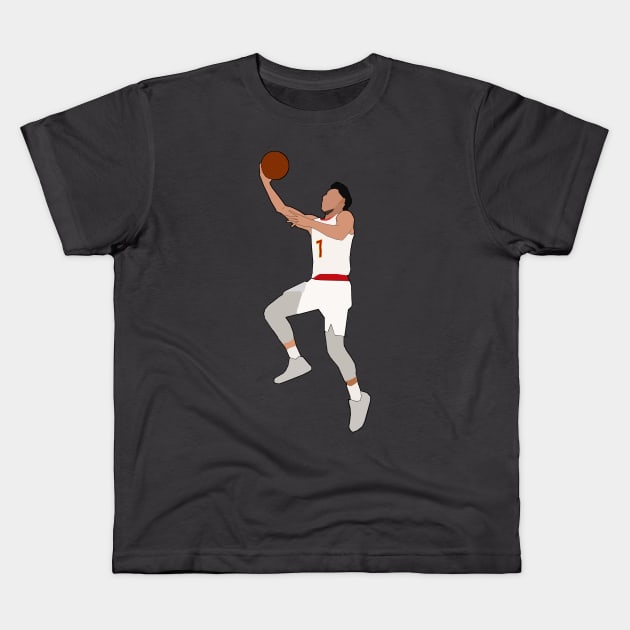 Jeremy Lin - Atlanta Hawks Kids T-Shirt by xavierjfong